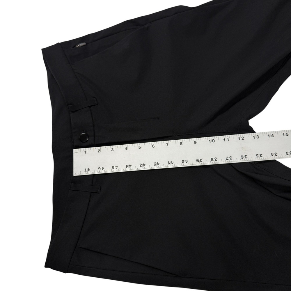 Lululemon Commission Slim Fit Pants Mens 33 x 30 Black Technical Chino Trousers - Picture 7 of 8